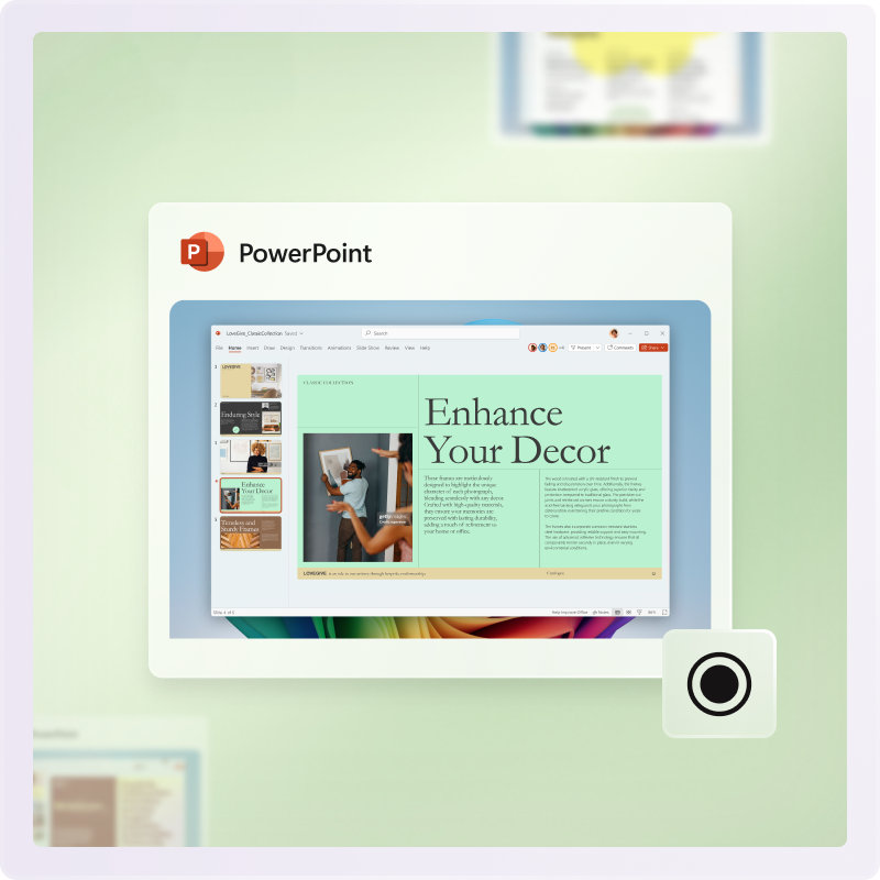 PowerPoint 应用窗口