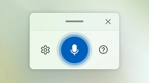 语音输入界面